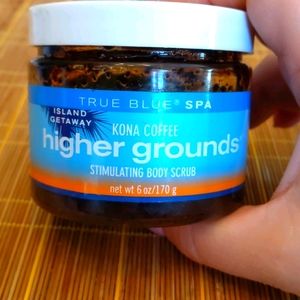 Kona coffee higher grounds stimulating body scrub